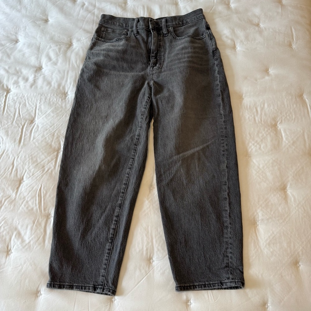 Madewell Grey Balloon Jeans